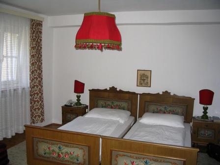 our hotel room in Salzburg