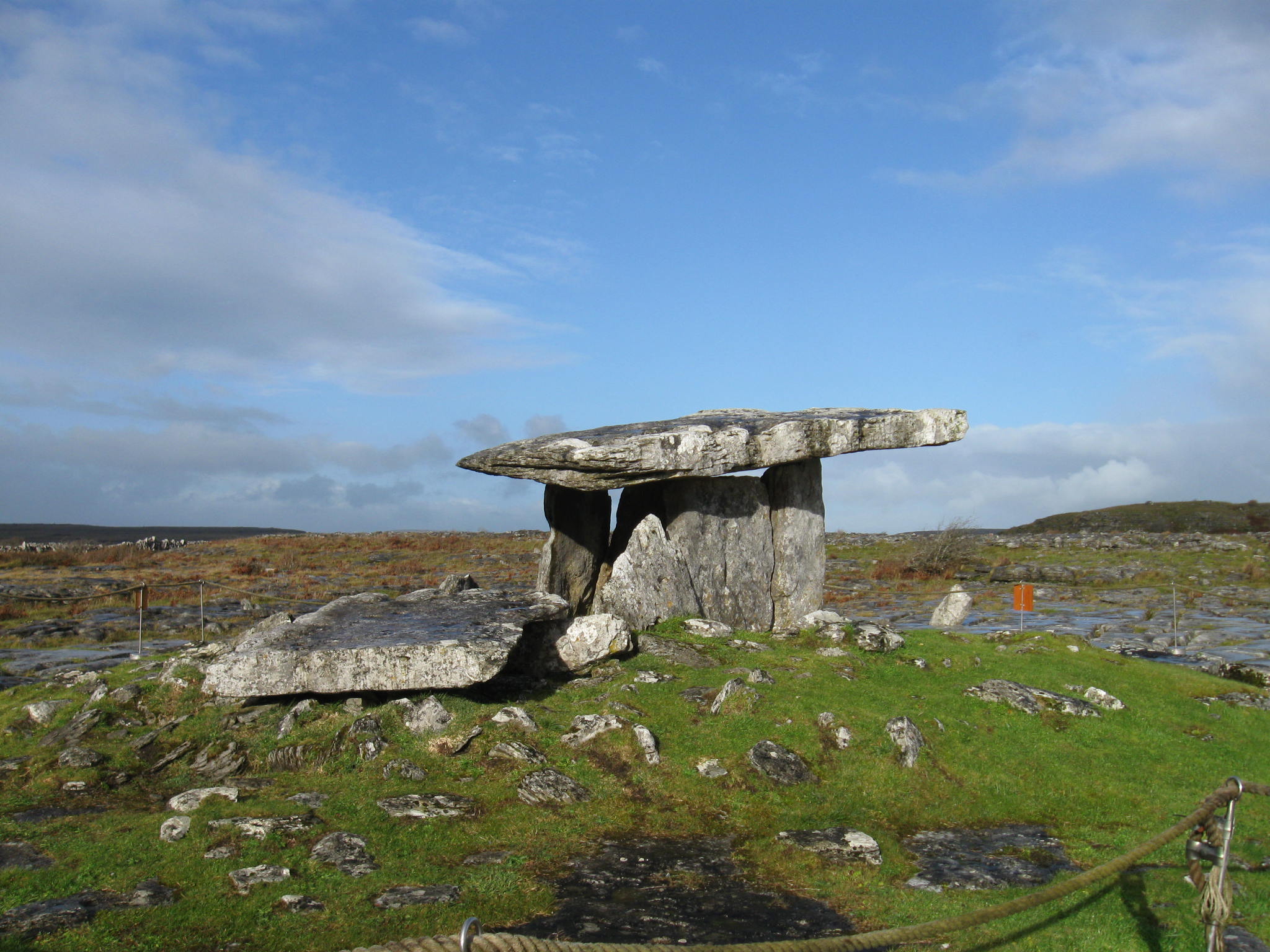 Poulnabrone Dolmen ancient portal tomb